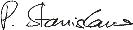 Philip Stanislaus signature
